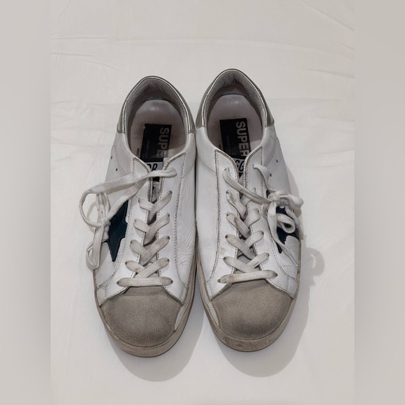 Golden Goose White and Gray Casual Sneakers - Picture 1 of 11